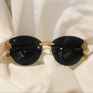 VERSACE Fashion Cat Eye Sunglasses